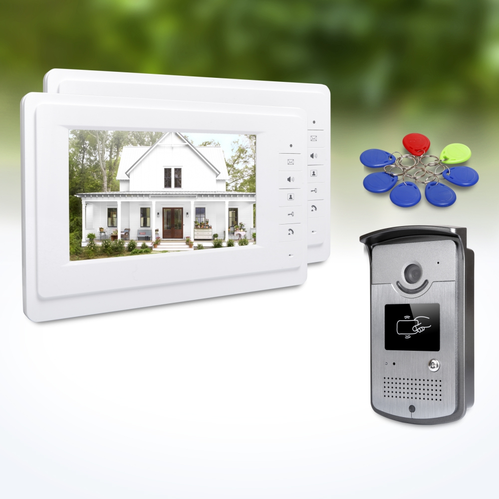 Home Security Indoor Cameras - 1 Outdoor Camera 2 Indoor Monitors