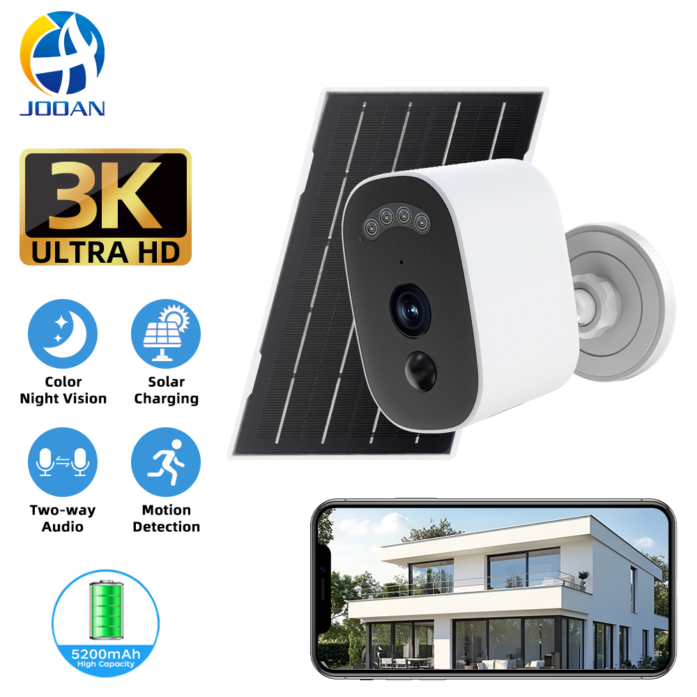 Home Security News - Jooan 3K HD Solar Security Camera