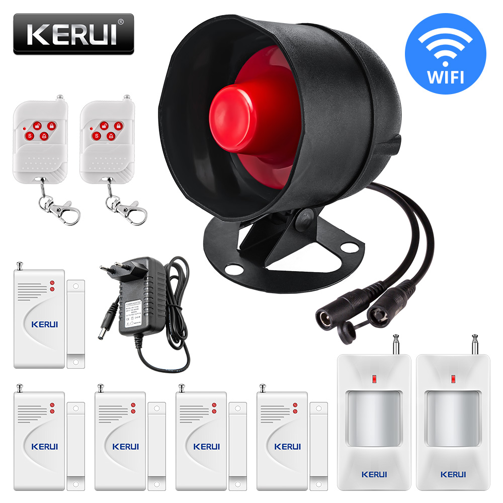Home Zone Security App - KERUI Tuya Smart WIFI Wireless Security