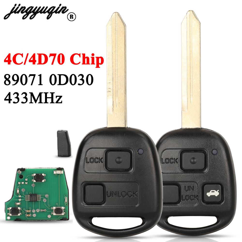 Keypad Alarm Panel - jingyuqin 89071-0D030 Remote Car Key Alarm