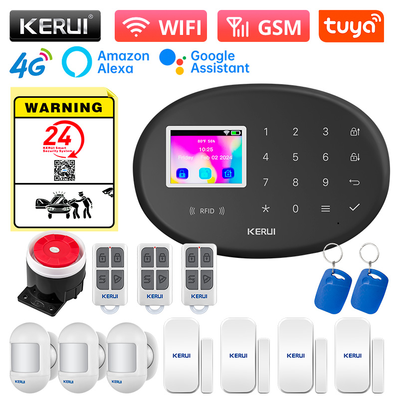 Home Zone Security App - KERUI WiFi + 4G/2G Home Security