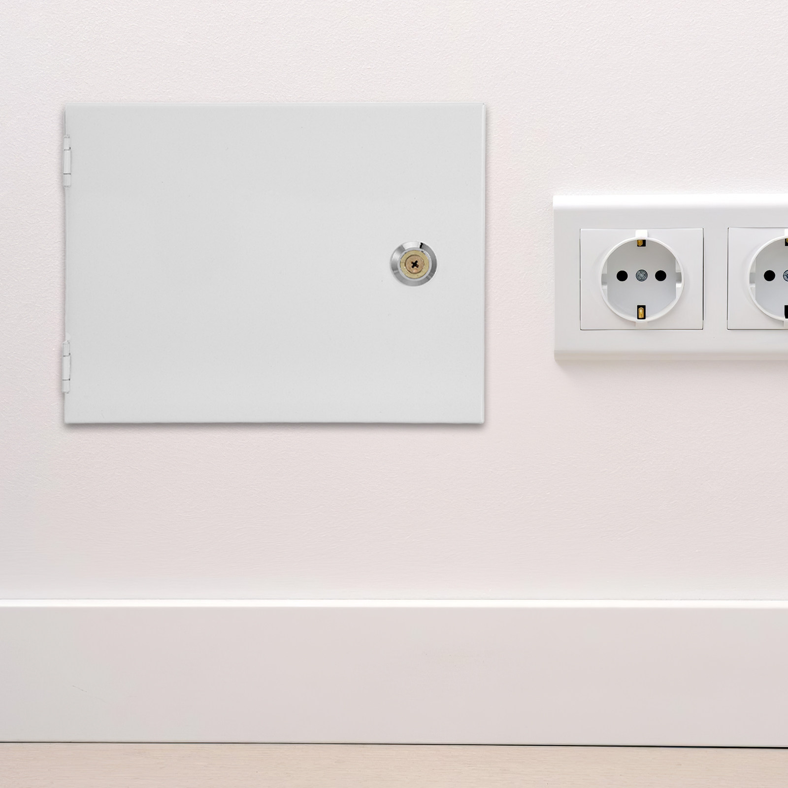 Keypad Alarm Panel - Lockable Metal Keypad Security Cover Alarm