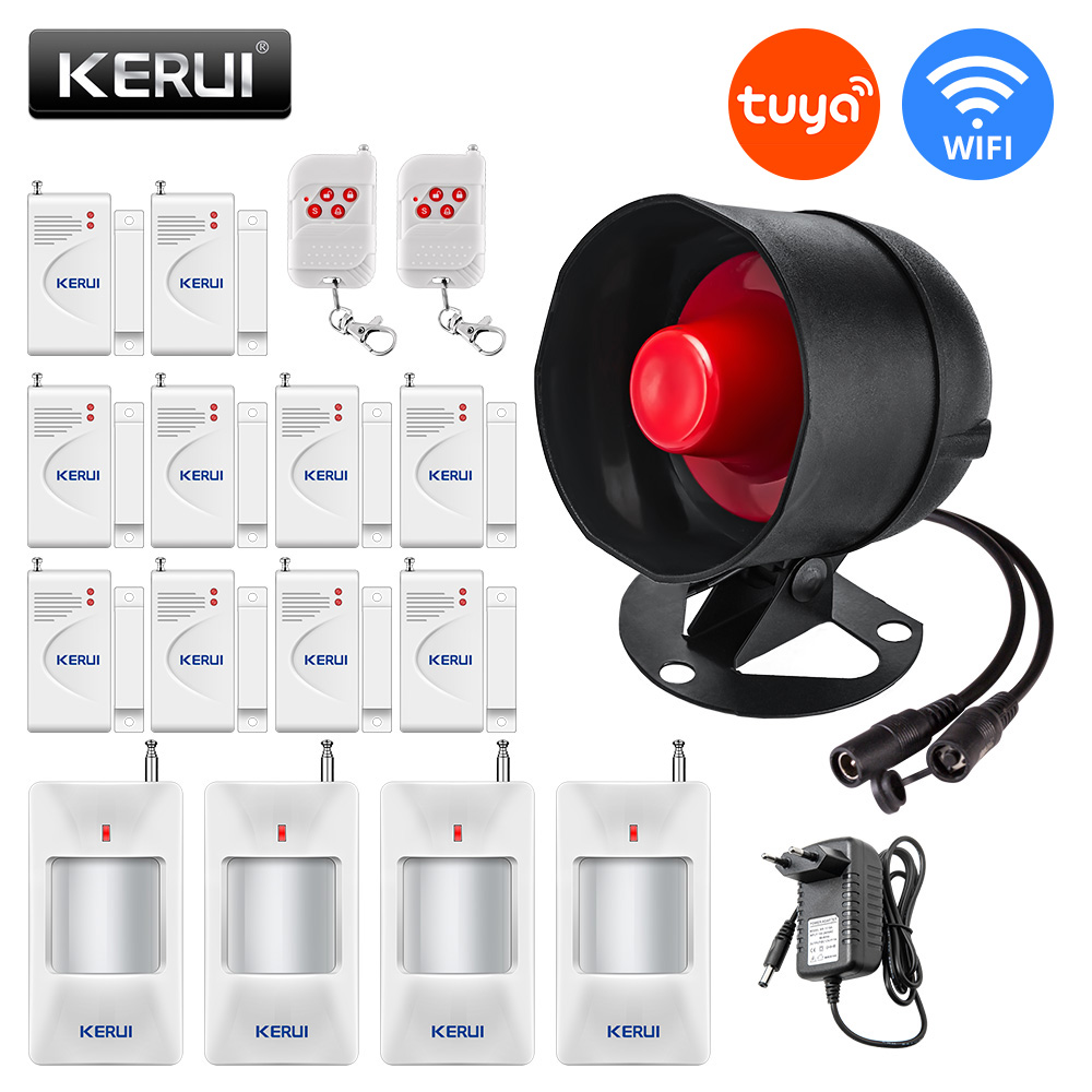 Home Zone Security App - KERUI Tuya Smart WIFI Wireless Security