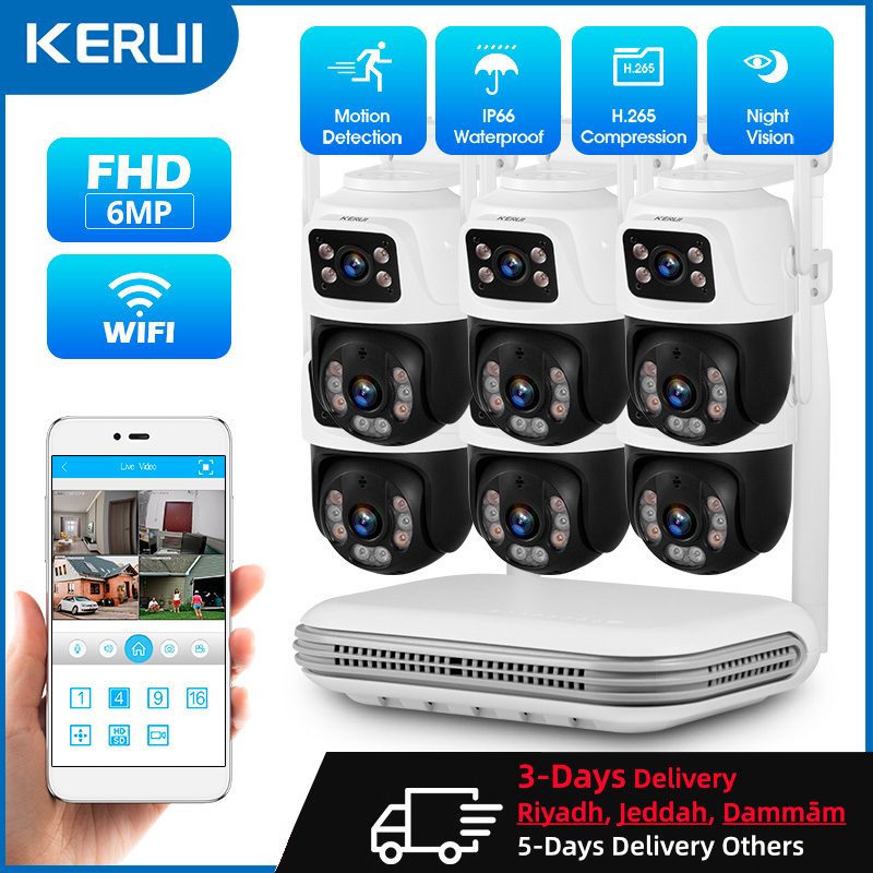 Home Security News - KERUI Waterproof 6MP HD Wireless Dual
