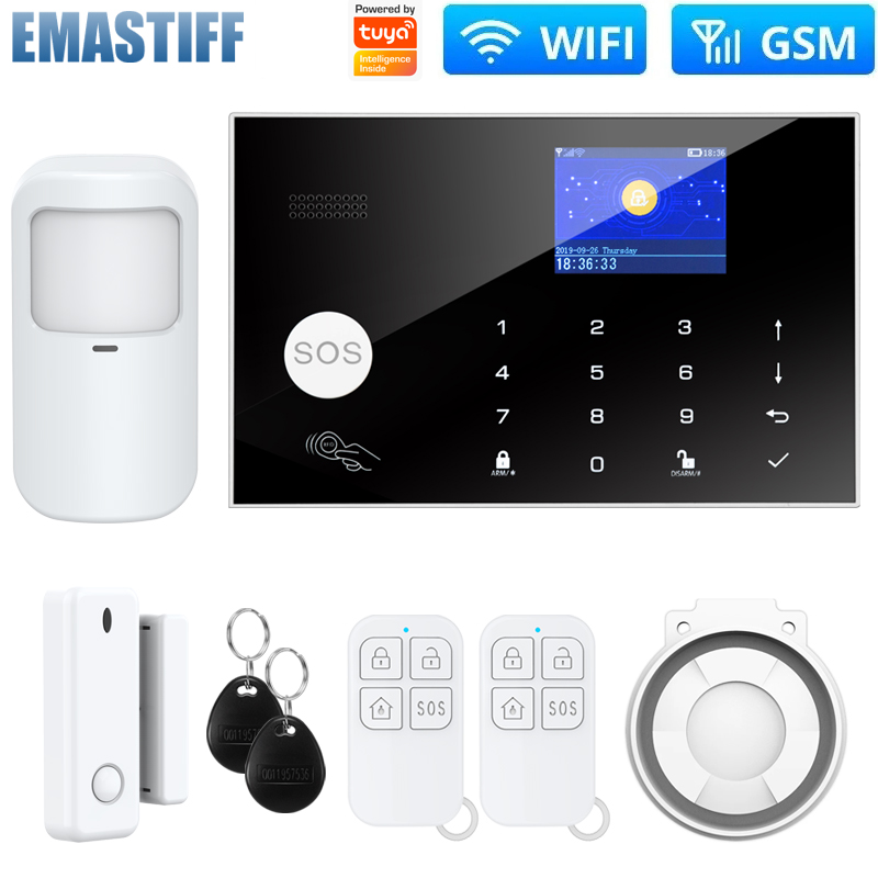 Home Zone Security App - WIFI GSM Alarm System Wireless Home