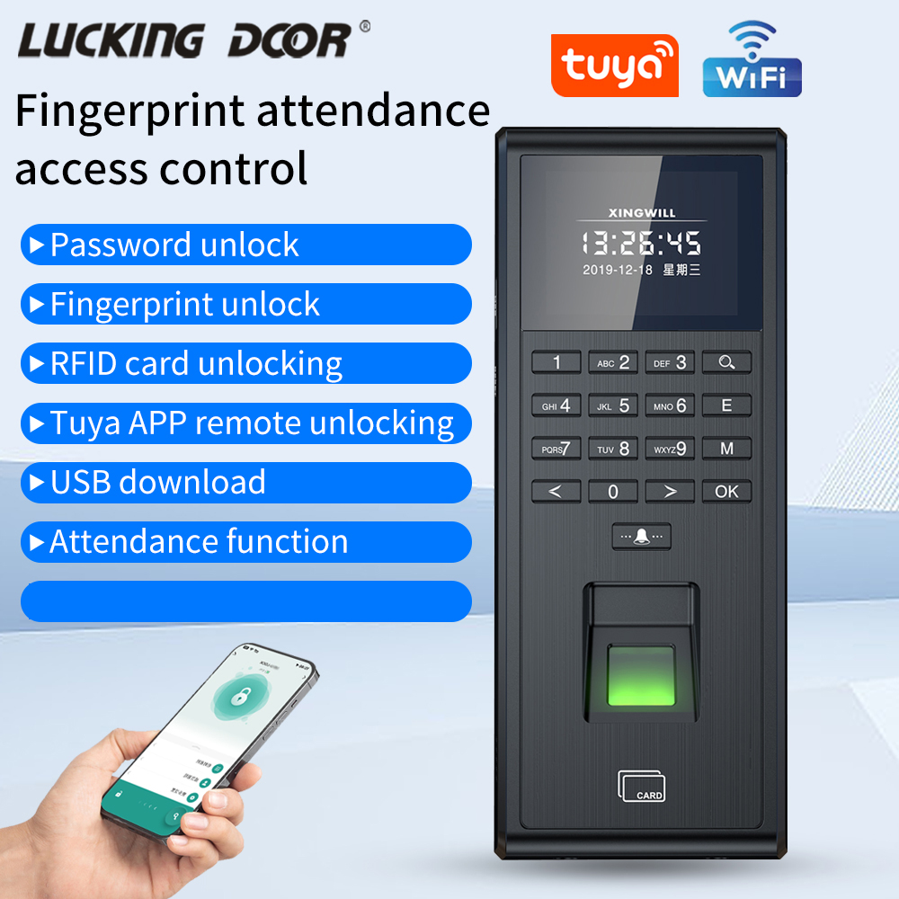 Home Security Tapo - Tuya Smart Biometric Fingerprint Recognition Time