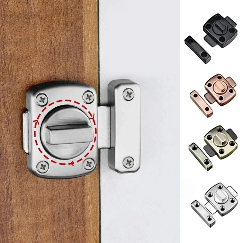 Home Security Tapo - Anti-theft Cast Metal Door Latch|Right Angle