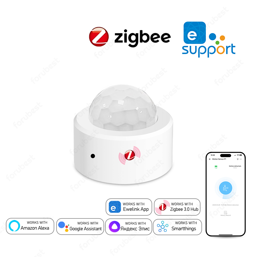 Home Security With Alarm - Zigbee 3.0 Human Motion Sensor PIR