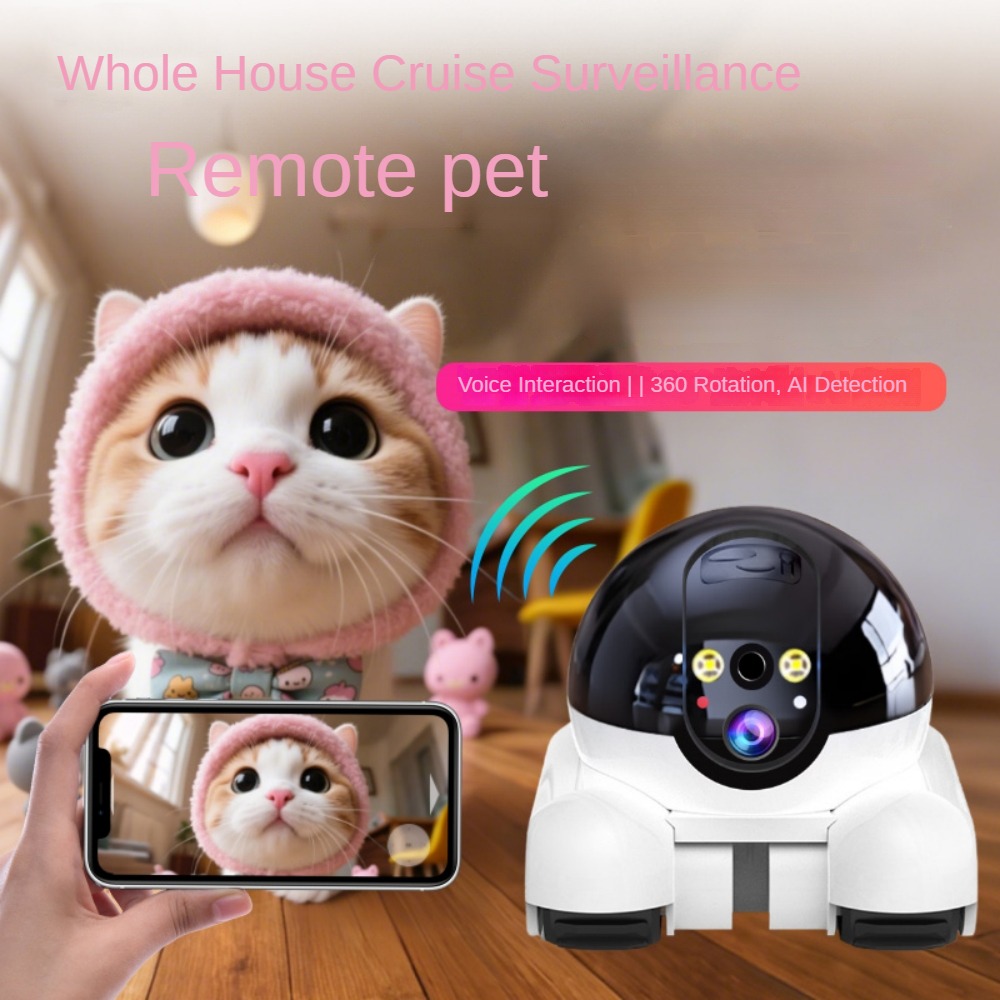 Home Security Robot - New 1080P HD WIFI Camera PTZ