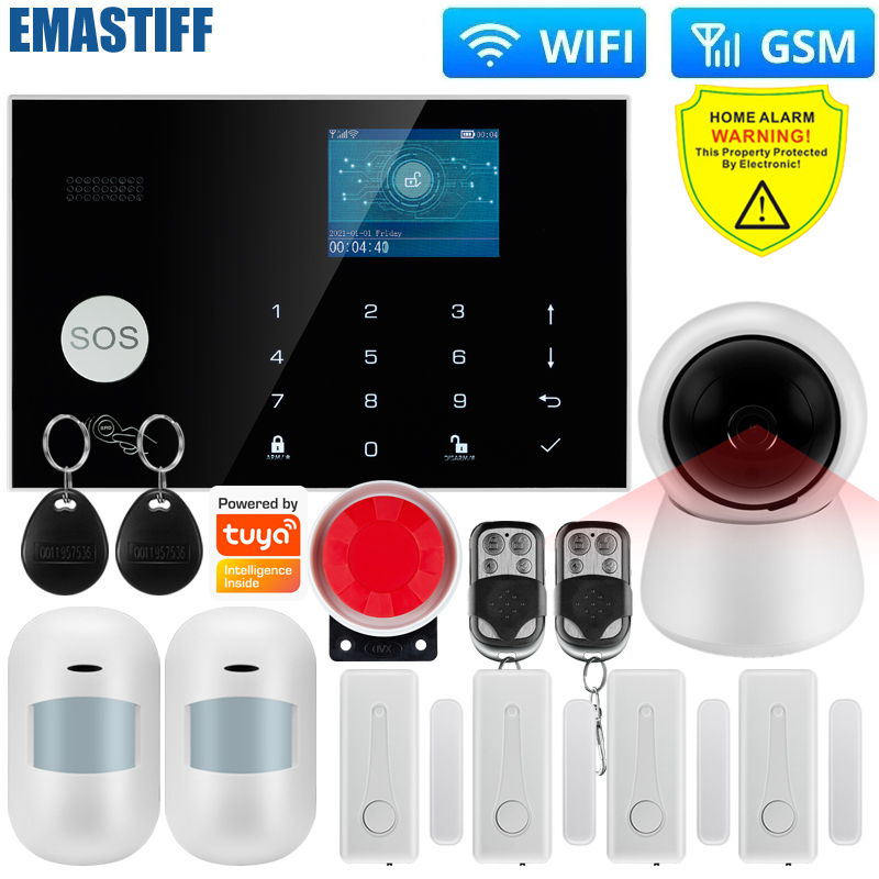 Home Zone Security App - 2.4G WIFI GSM Wireless Alarm System