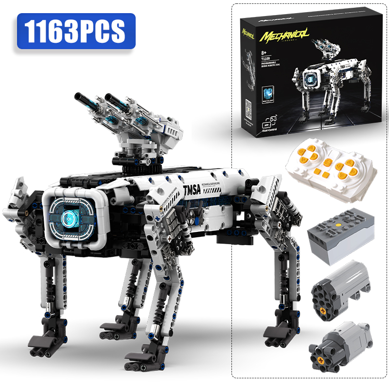 Home Security Robot Dog - Technical STEM Programming Robot War Dog