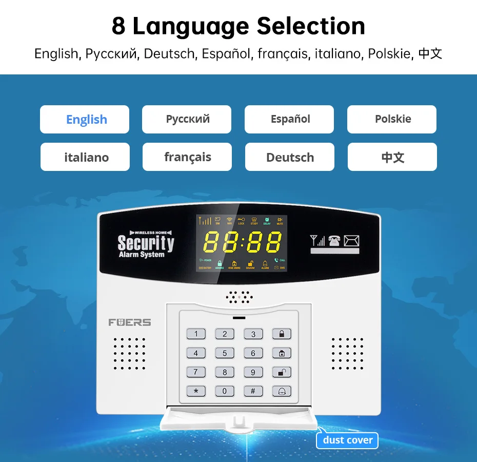 Fuers W214 WIFI 4G GSM Wireles - Home Zone Security App review and price