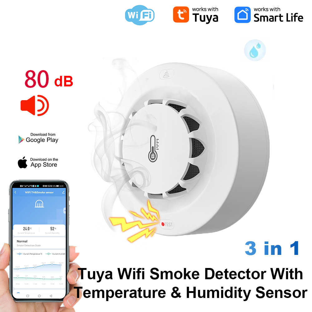 Tuya WiFi Temperature and Humi - Home Security With Alarm review and price