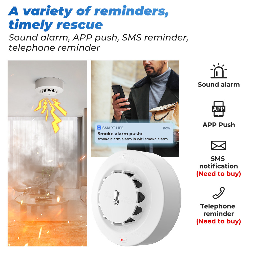 Tuya WiFi Temperature and Humi - Home Security With Alarm review and price
