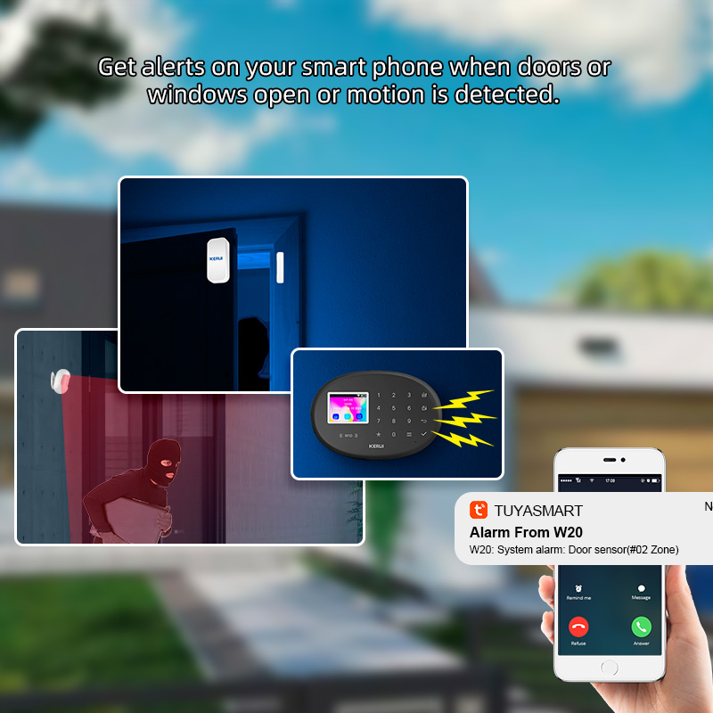 KERUI WiFi + 4G/2G Home Securi - Home Zone Security App review and price