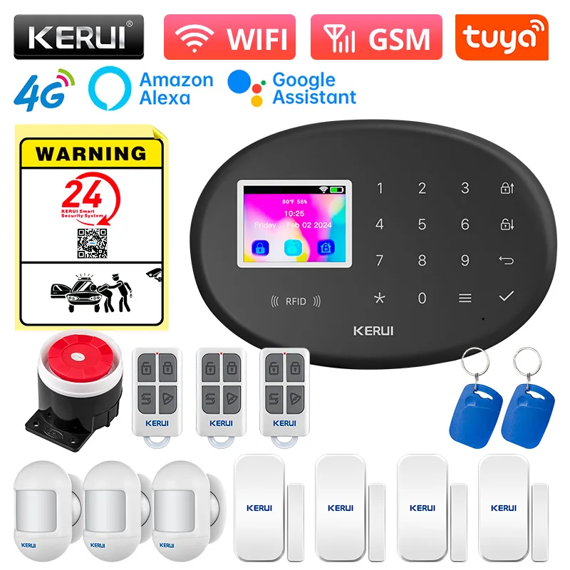 KERUI WiFi + 4G/2G Home Securi - Home Zone Security App review and price