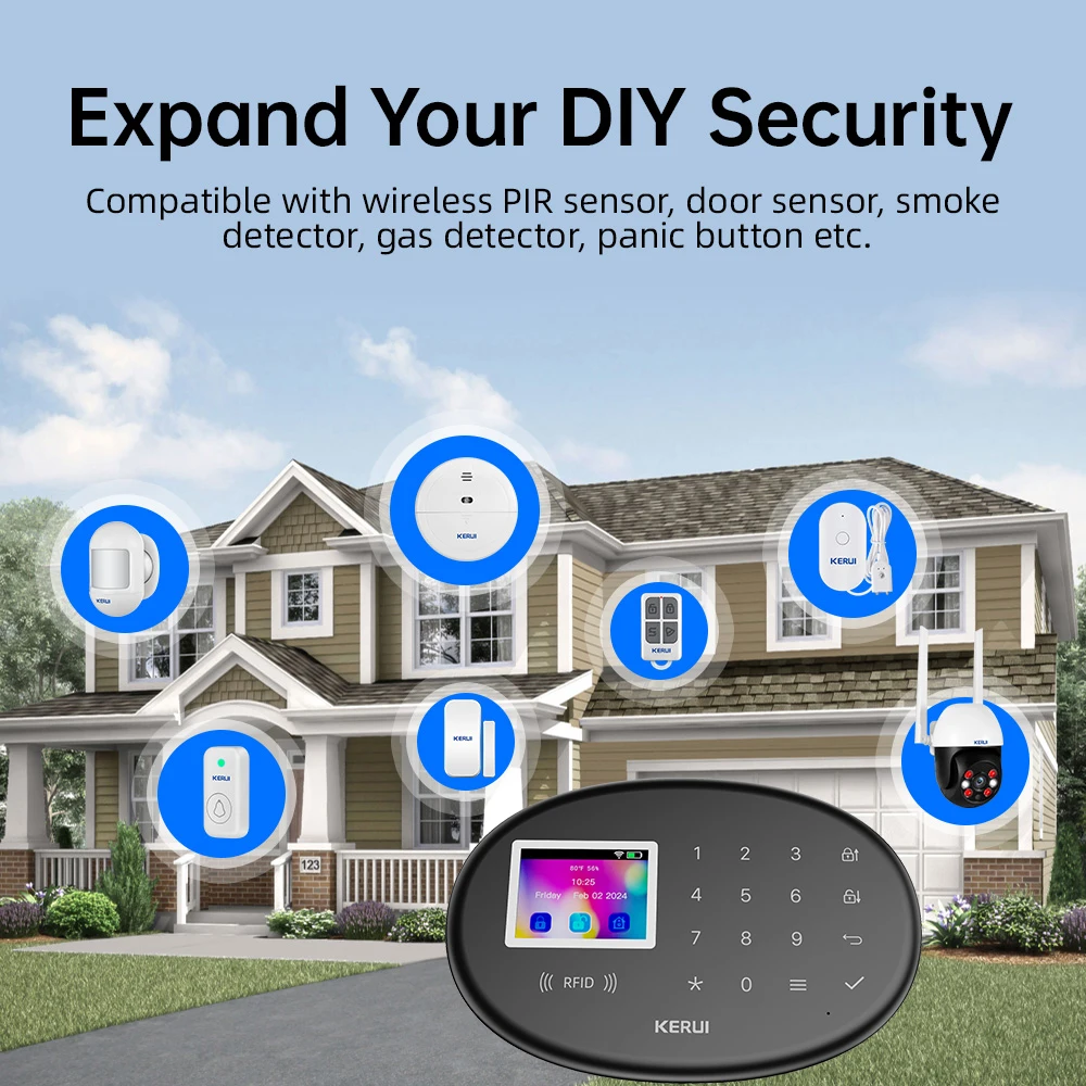 KERUI WiFi + 4G/2G Home Securi - Home Zone Security App review and price