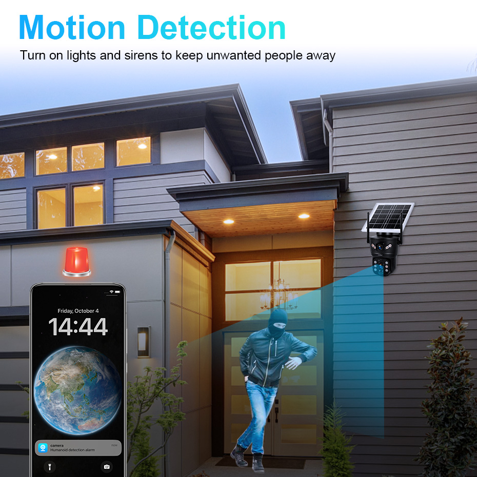 KERUI 6MP 4G SIM WiFi Solar Ca - Home Security News review and price