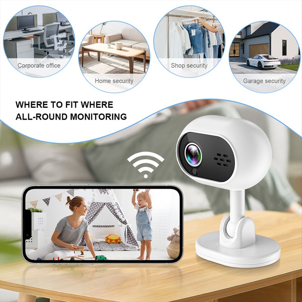 A4 1080P Smart Mini Wifi IP Ca - Home Security Indoor Cameras review and price