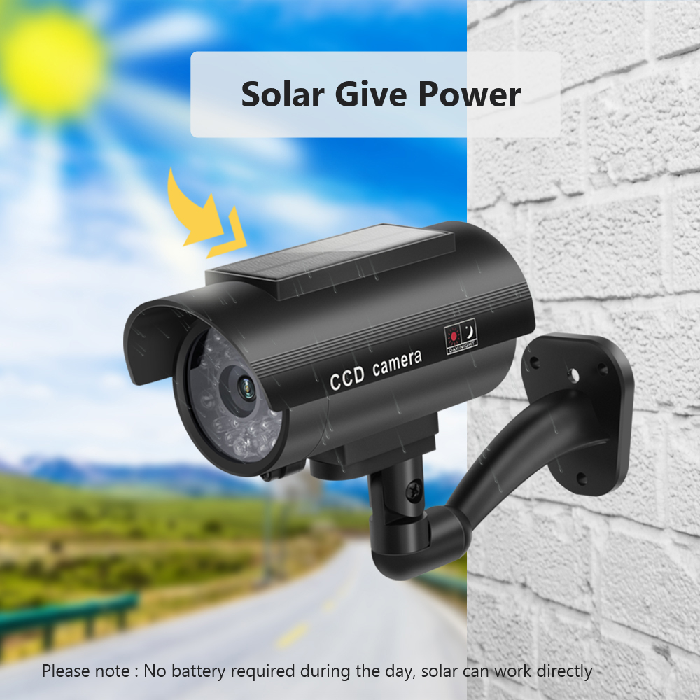 Solar Panel Dummy Surveillance - Home Security Indoor Cameras review and price