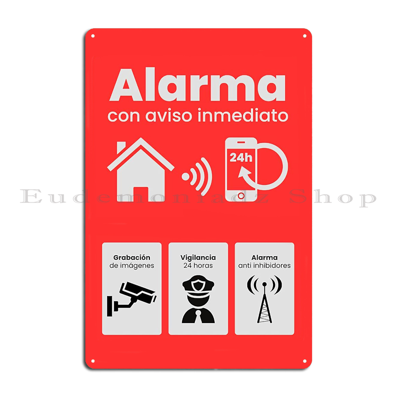 Retro 24h Alarm System Metal S - Home Security With Alarm review and price