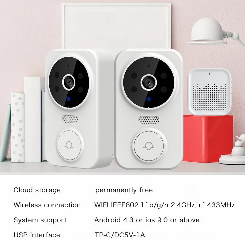 Tuya WIFI Doorbell Smart Home  - Home Security Indoor Cameras review and price