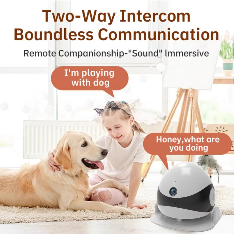 Wireless 2K HD Mobile Pet Comp - Home Security Robot review and price