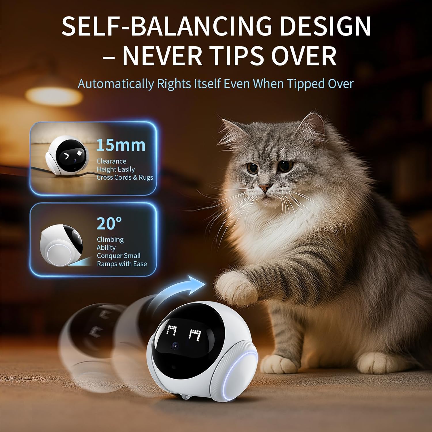 1080P HD Movable Pet Camera wi - Home Security Robot Dog review and price