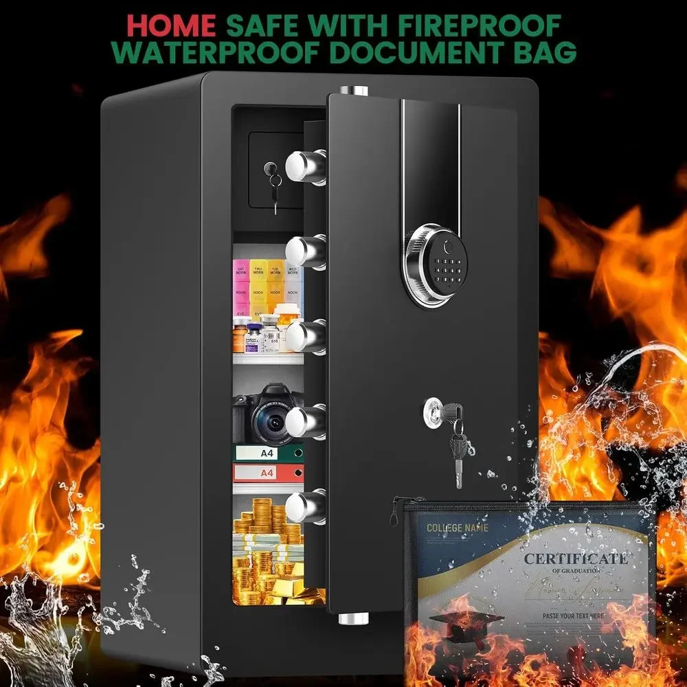 Extra Large Biometric Safe wit - Home Security Officer review and price
