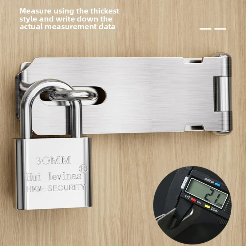 Stainless Steel Padlock Hasp 9 - Home Security Tapo review and price