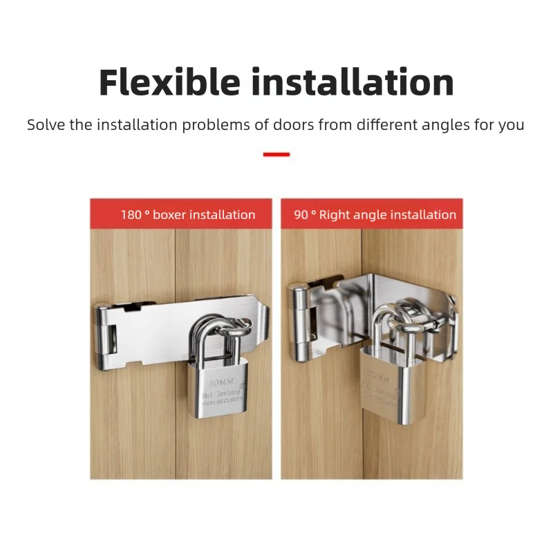 Stainless Steel Padlock Hasp 9 - Home Security Tapo review and price