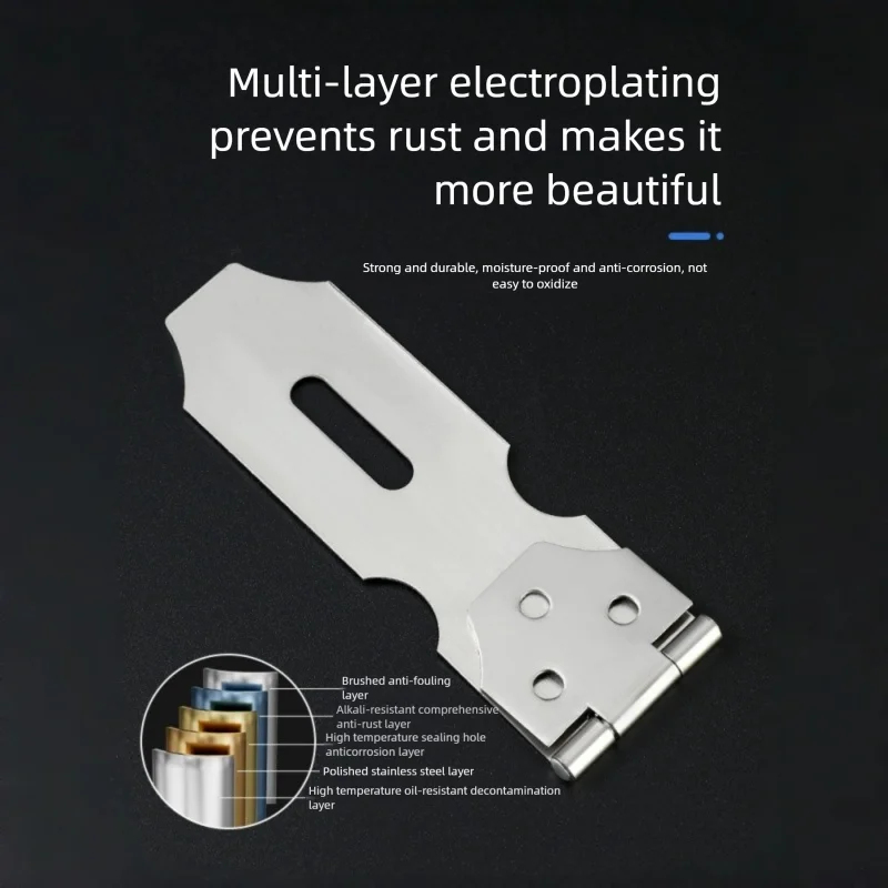 Stainless Steel Padlock Hasp 9 - Home Security Tapo review and price