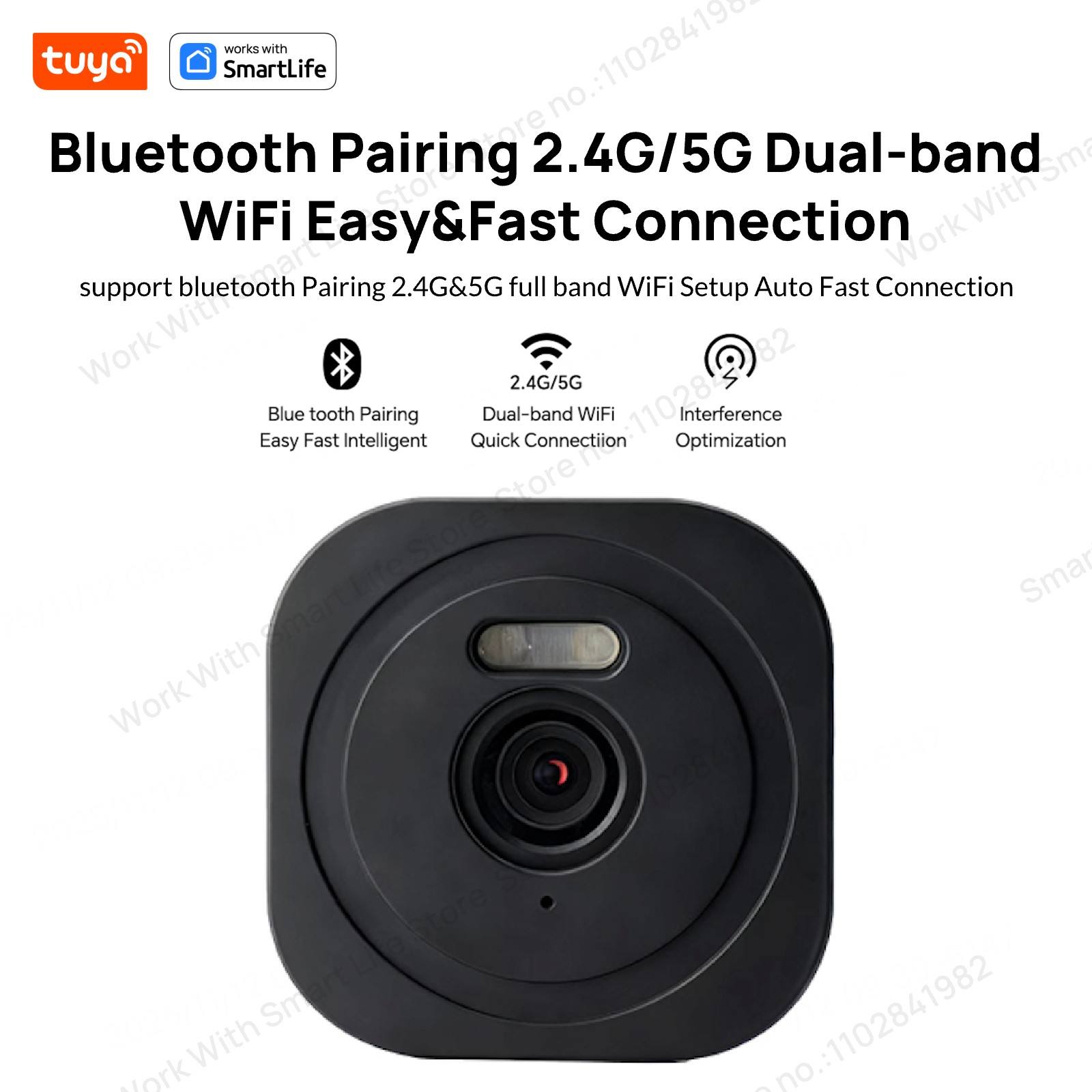 3MP 2K Tuya Window Camera,2.4G - Home Security Robot review and price