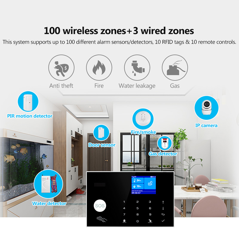 KERUI 4G/WiFi Home Alarm Syste - Home Zone Security App review and price