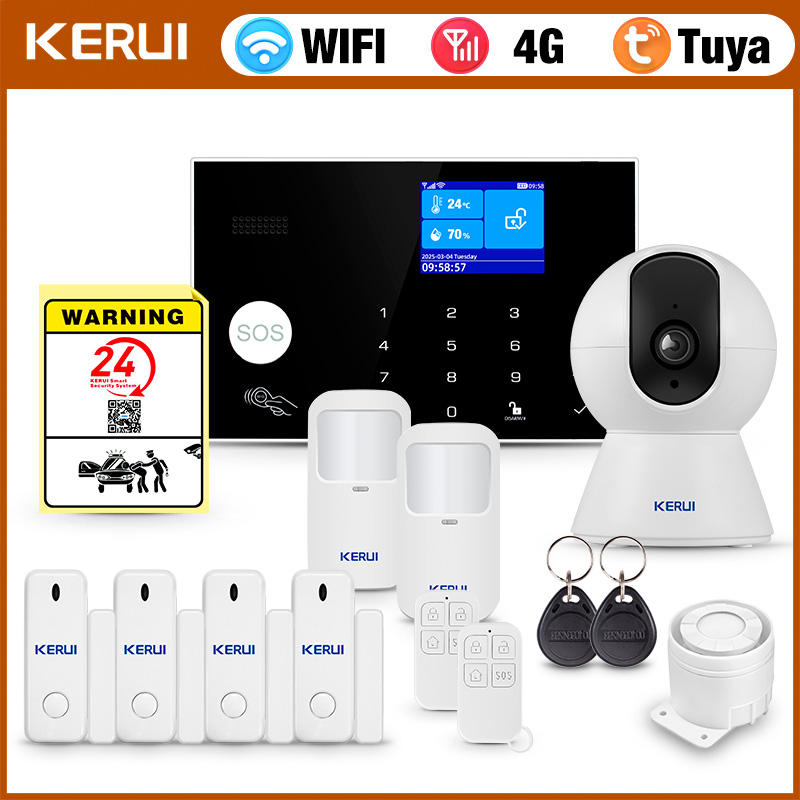 KERUI 4G/WiFi Home Alarm Syste - Home Zone Security App review and price