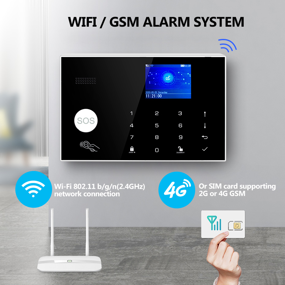 KERUI 4G/WiFi Home Alarm Syste - Home Zone Security App review and price