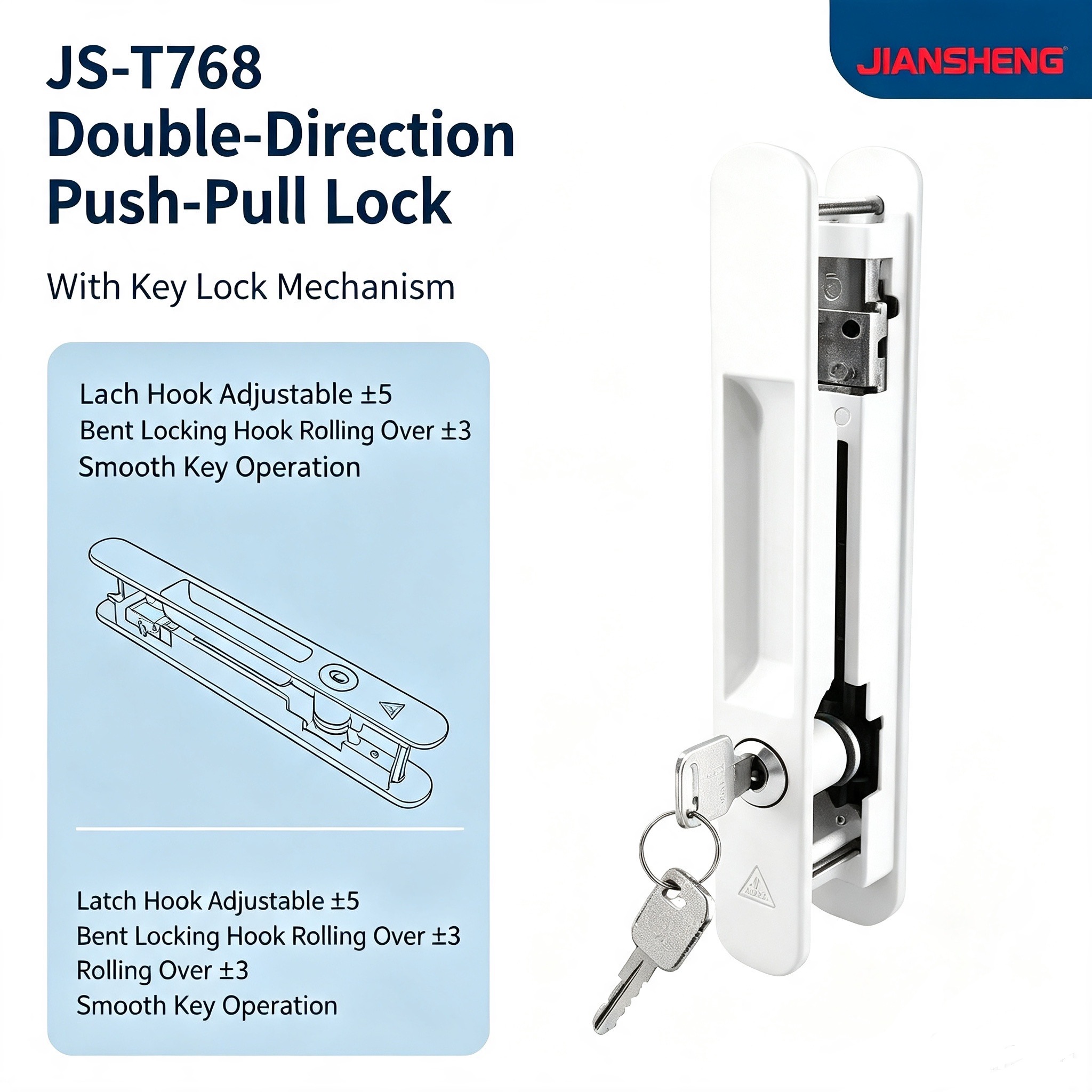 Double-sided Sliding Door Lock - Home Security Tapo review and price