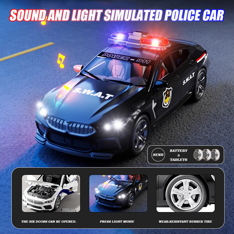 1:32 Simulation BMW M8 Police  - Home Security Police review and price