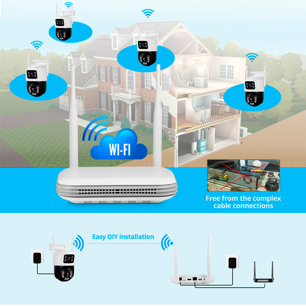 KERUI Waterproof 6MP HD Wirele - Home Security News review and price