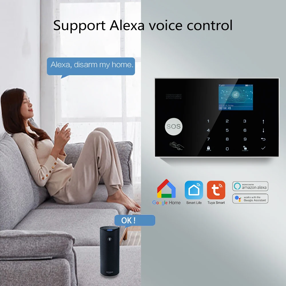 Tuya Wireless WIFI GSM Home Bu - Home Zone Security App review and price