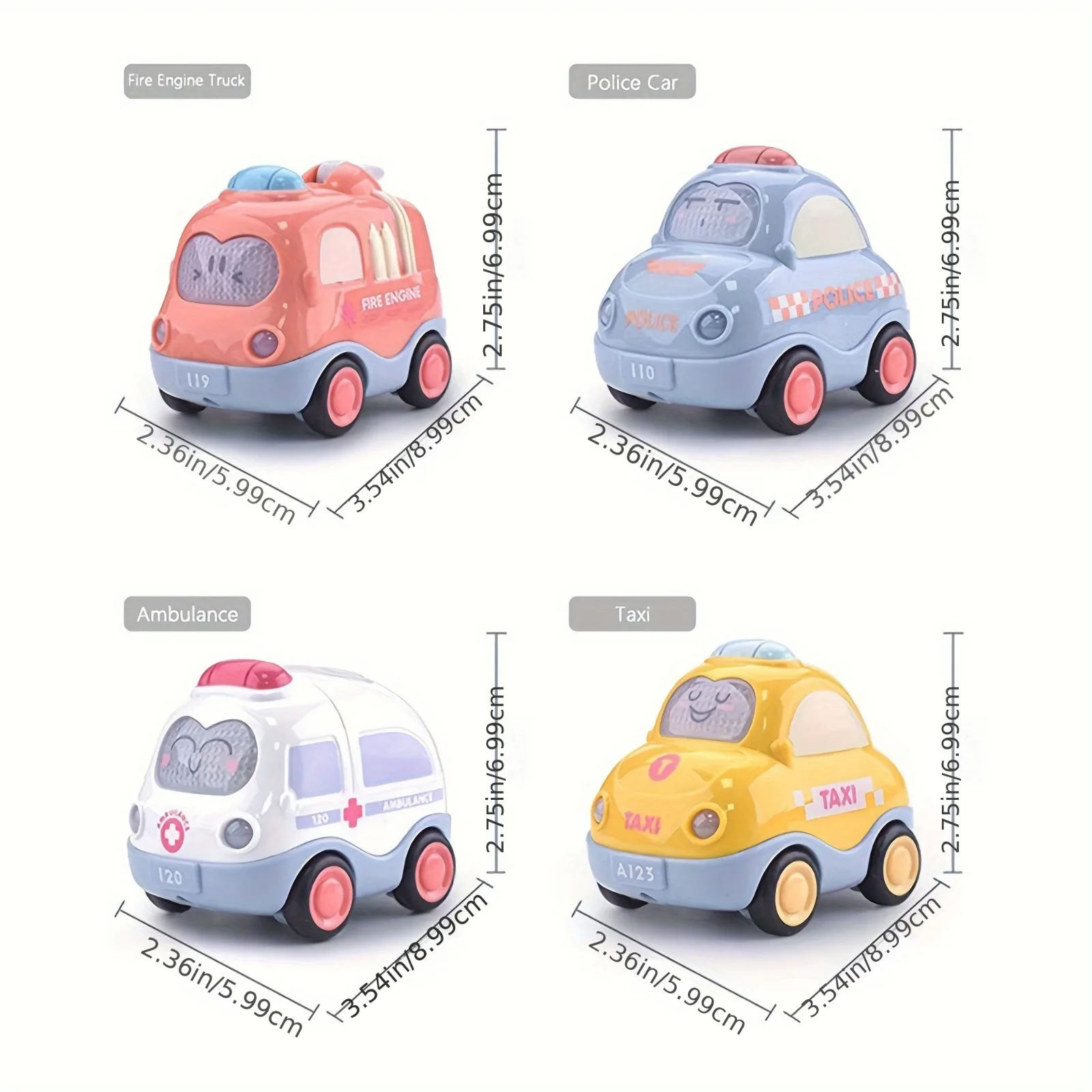 Pull Back Vehicle Toy Toddlers - Home Security Police review and price