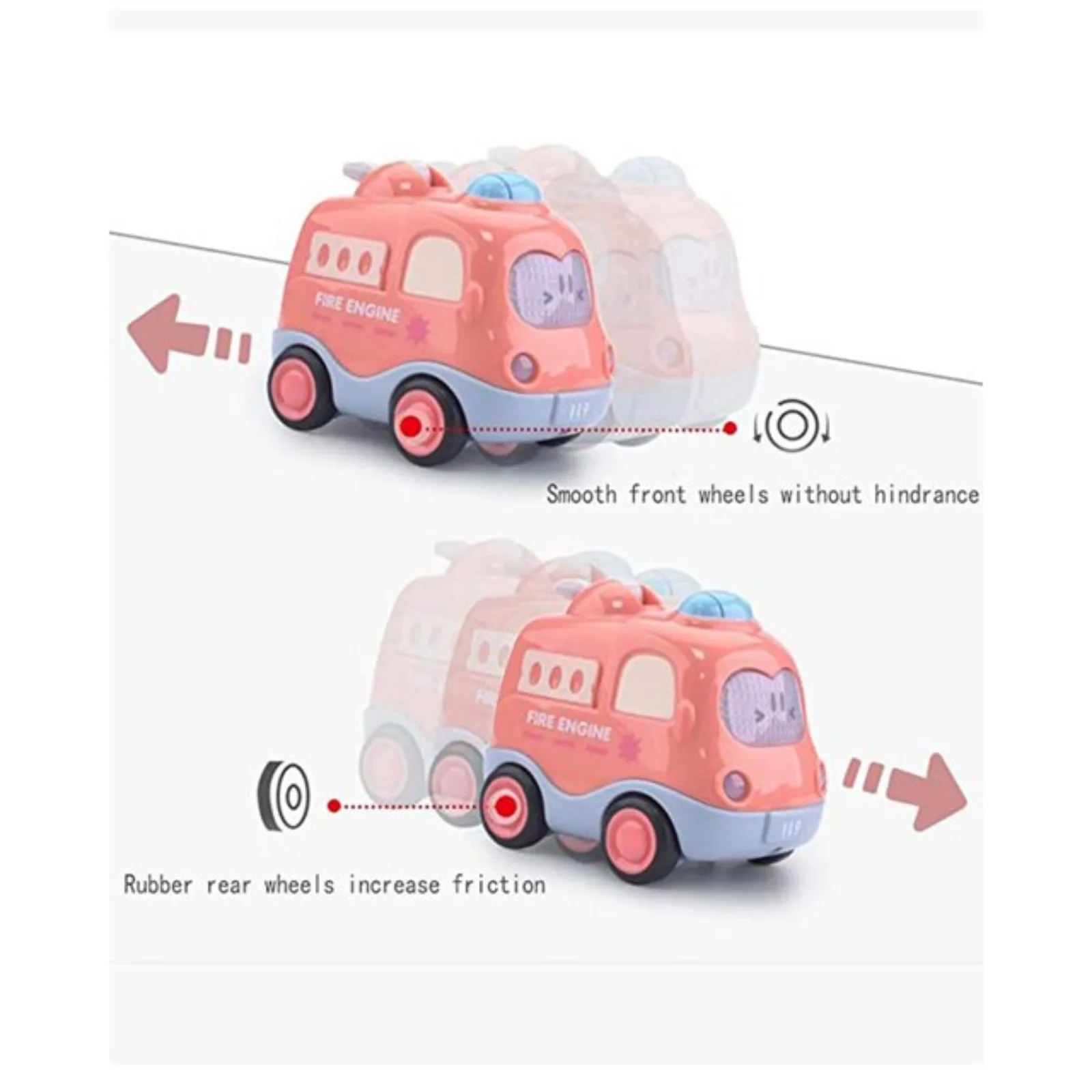Pull Back Vehicle Toy Toddlers - Home Security Police review and price