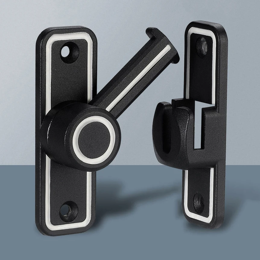 Black Luminous Barn Door Latch - Home Security Tapo review and price