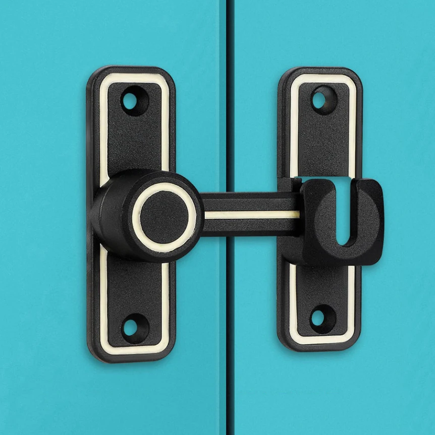 Black Luminous Barn Door Latch - Home Security Tapo review and price