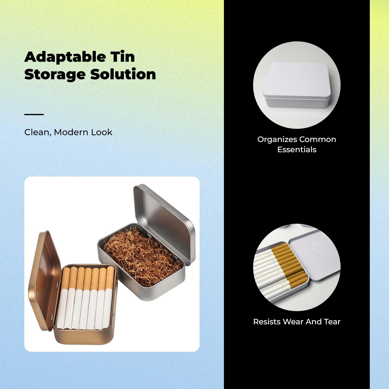Cream Tin Metal Storage Box Se - Home Security Officer review and price