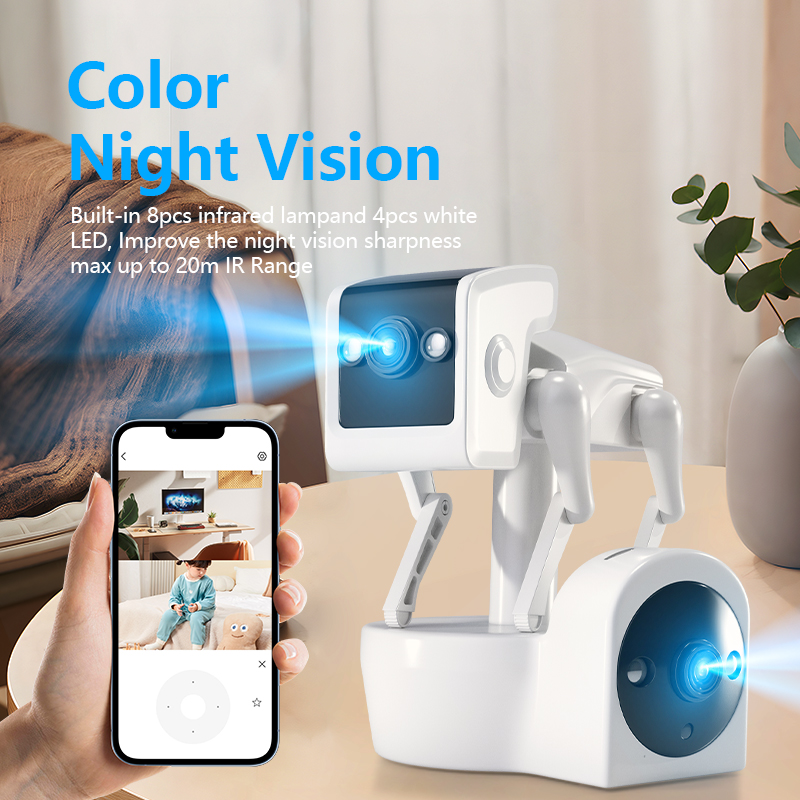 1080P 5G Dual Lens Robot Dog C - Home Security Robot Dog review and price