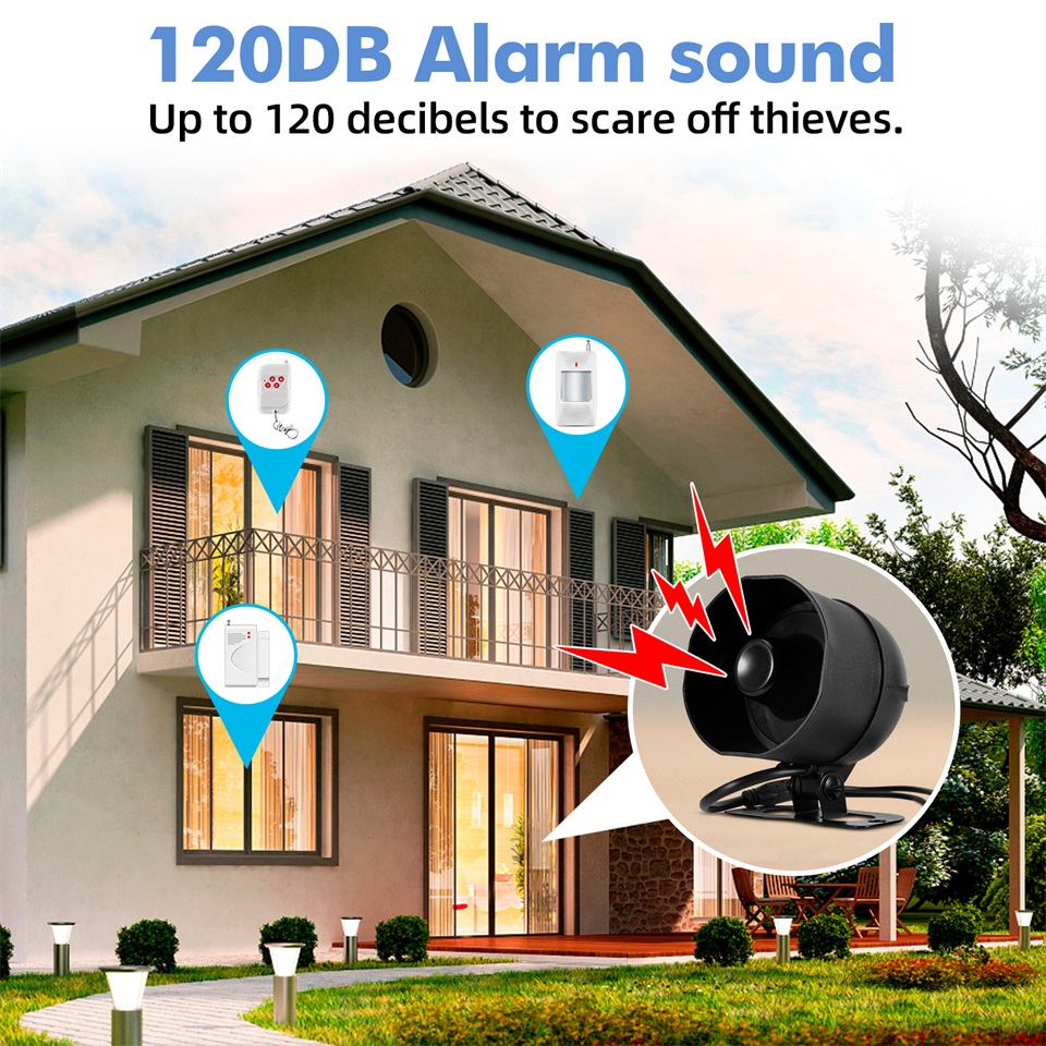 KERUI WIFI Alarm System Siren  - Home Zone Security App review and price