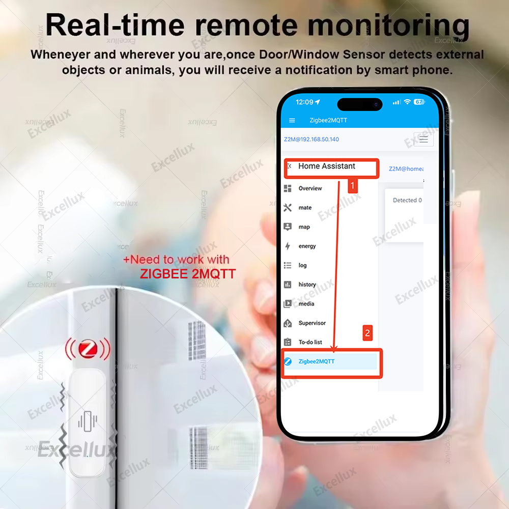 Zigbee Smart Vibration Sensor  - Home Security With Alarm review and price