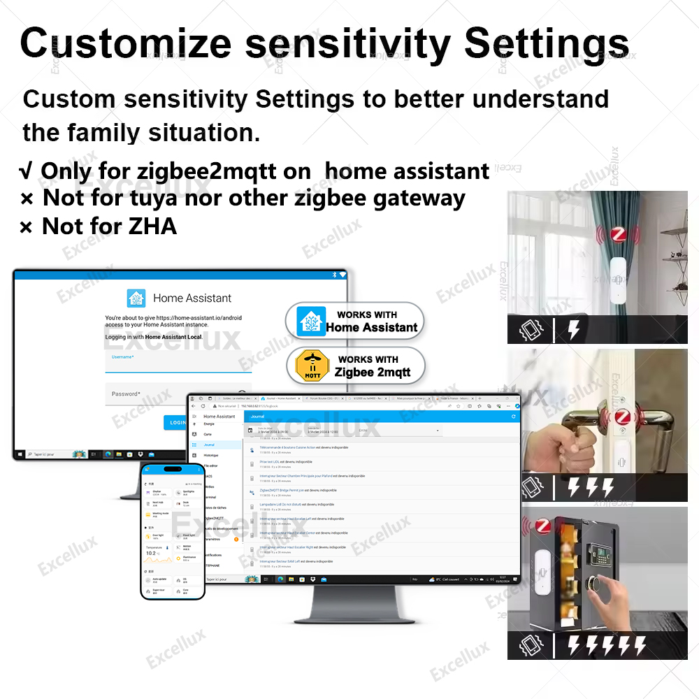 Zigbee Smart Vibration Sensor  - Home Security With Alarm review and price