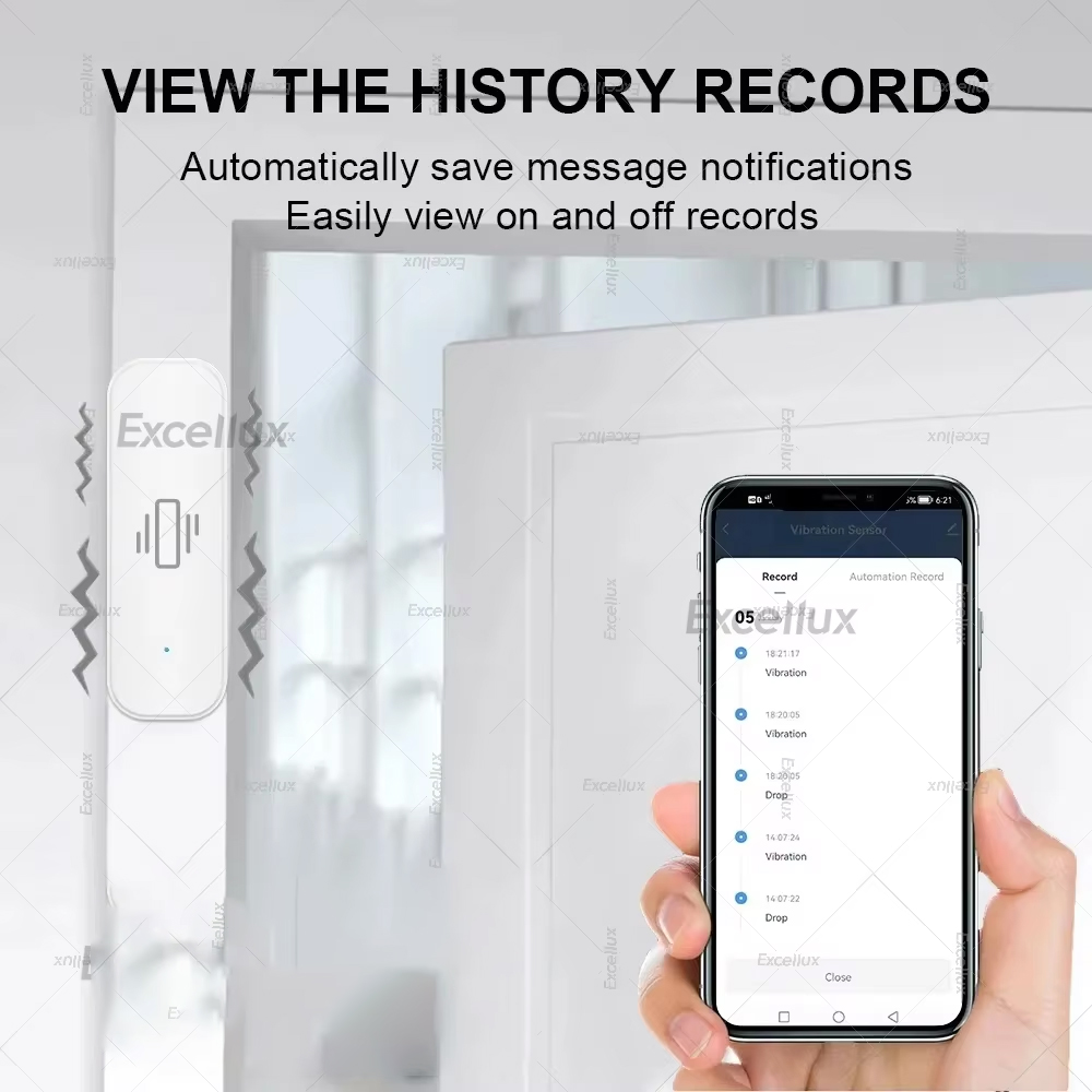 Zigbee Smart Vibration Sensor  - Home Security With Alarm review and price